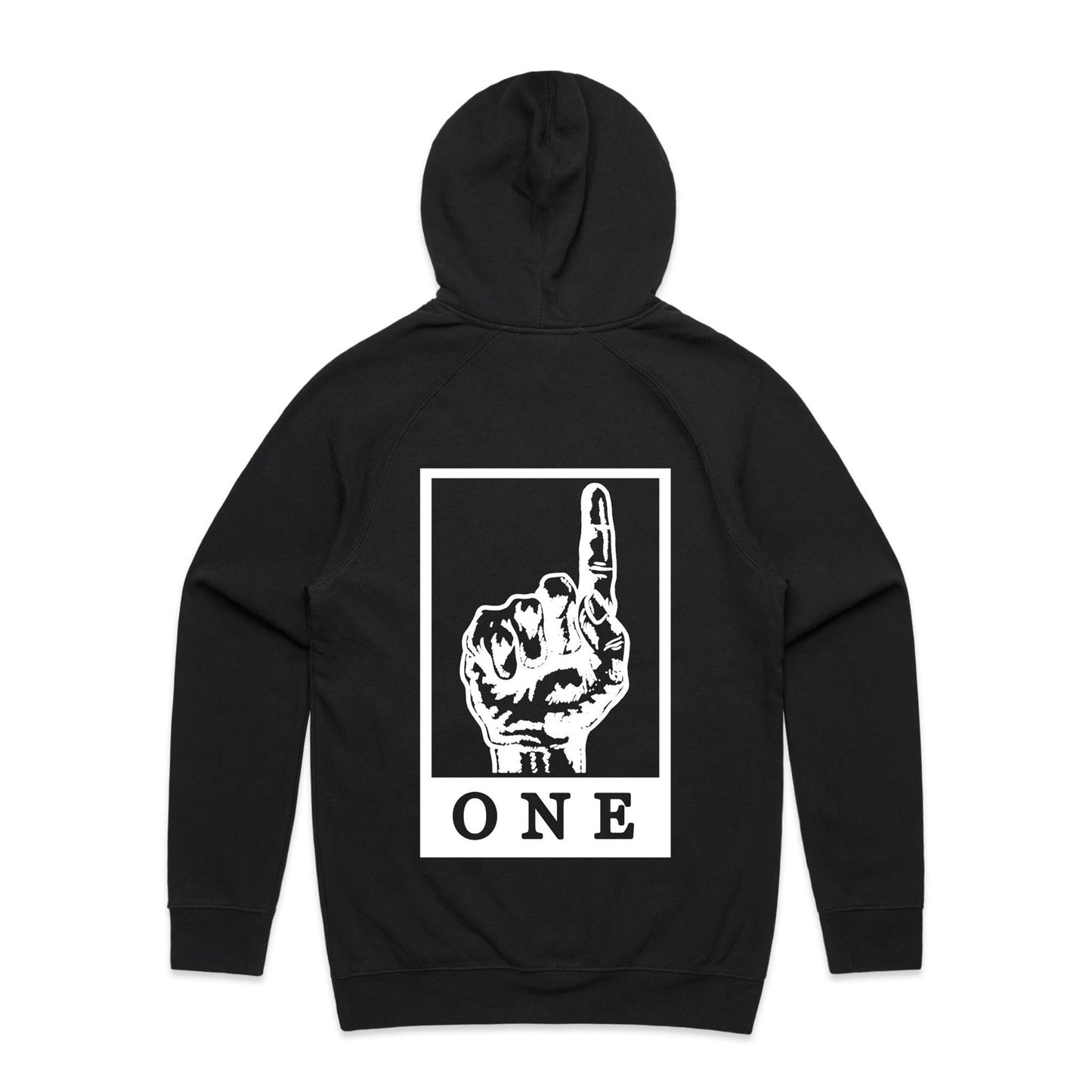 One Squared - Black or White Marle Hoodie