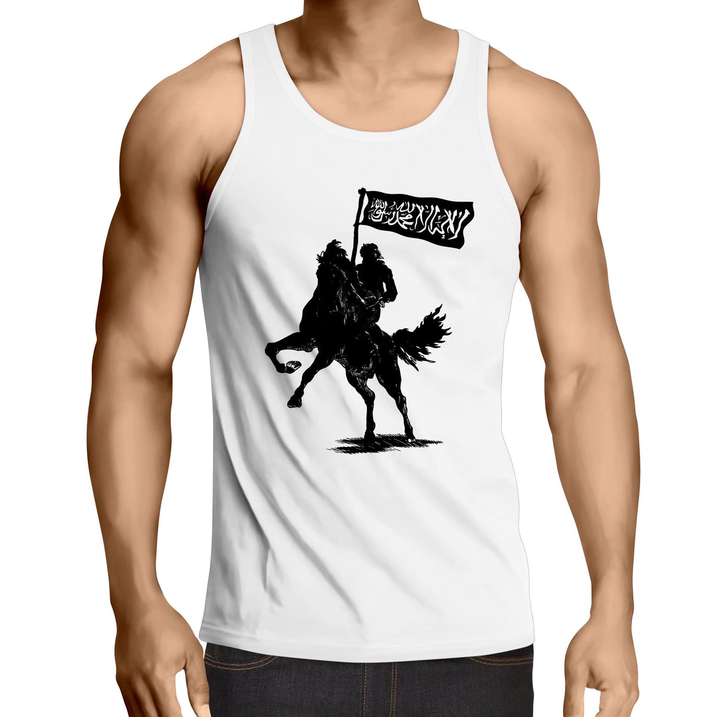 Rider - White or Black Singlet Top