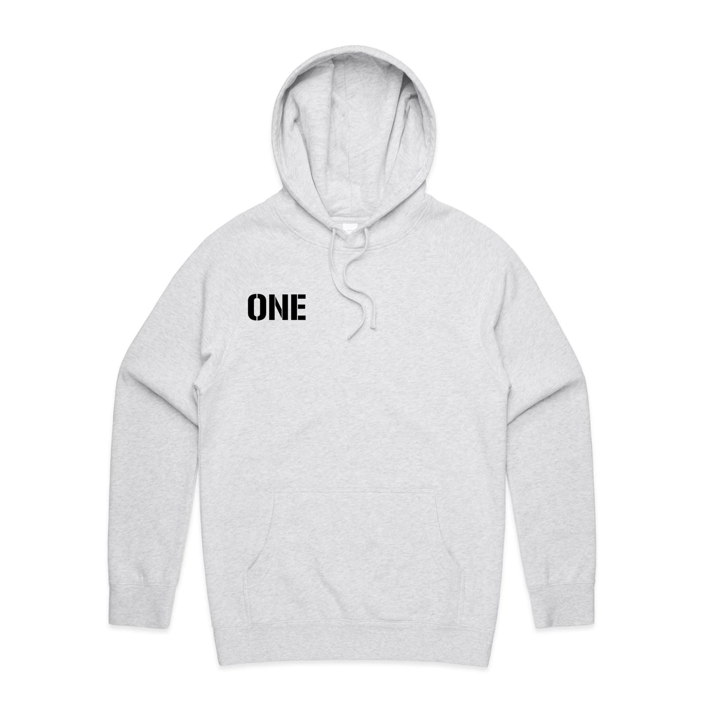 One Squared - Black or White Marle Hoodie